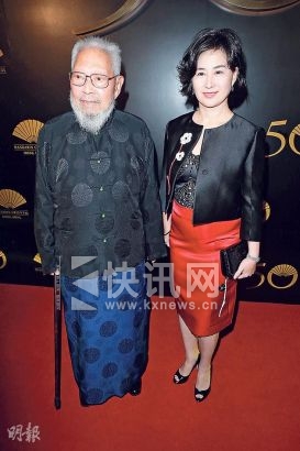 陈茵媺挺巨肚与陈豪亮相 抢张曼玉风头