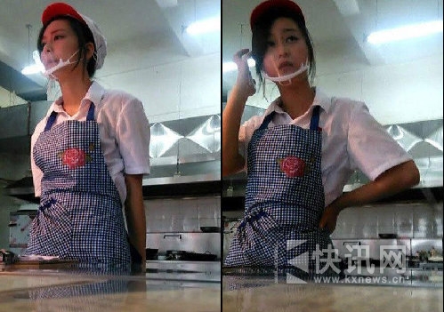 爆红的民间西施 校园成美女聚集地【组图】