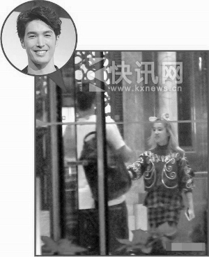 蔡依林与男友锦荣一起去吃饭 女方不时甜笑