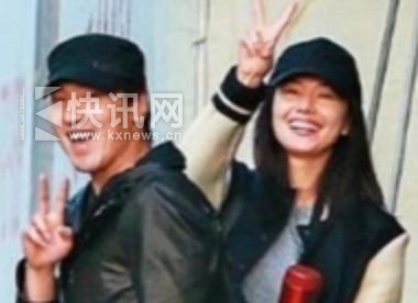 高圆圆法国蜜月当众热吻 与赵又廷上演咱们结婚吧