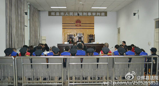 辉县法院
发布的庭审现场照片 辉县法院
发布的庭审现场照片