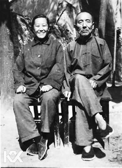 上世纪70年代,许燕吉和她的老头儿的合影。