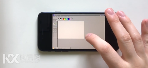 苹果iPhone 7运行Vista:VGA显示模式画面感人